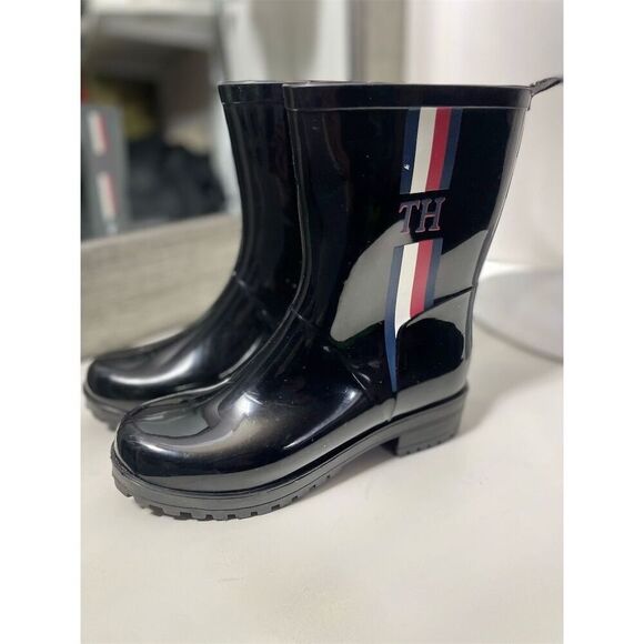 Tommy Hilfiger Women's Rain Boot Size 8 - Picture 2 of 11